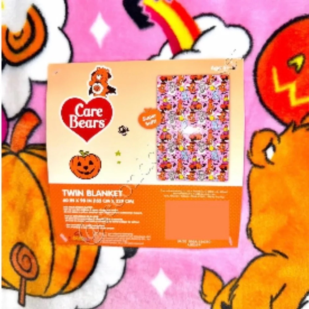 Care Bears Halloween Throw Blanket